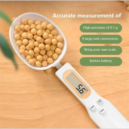 Crimpii ™ LCD Digital Measurement Adjustable Weighing Spoon