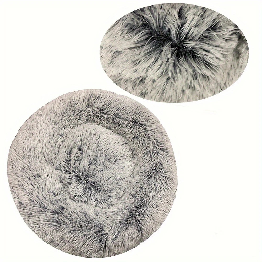 Calming Plush Pet Bed – Ultra Soft Anti-Anxiety Dog & Cat Sofa