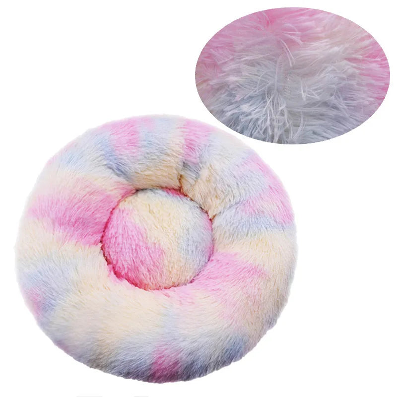 Calming Plush Pet Bed – Ultra Soft Anti-Anxiety Dog & Cat Sofa