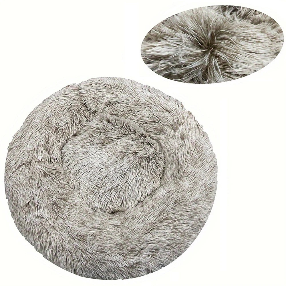 Calming Plush Pet Bed – Ultra Soft Anti-Anxiety Dog & Cat Sofa