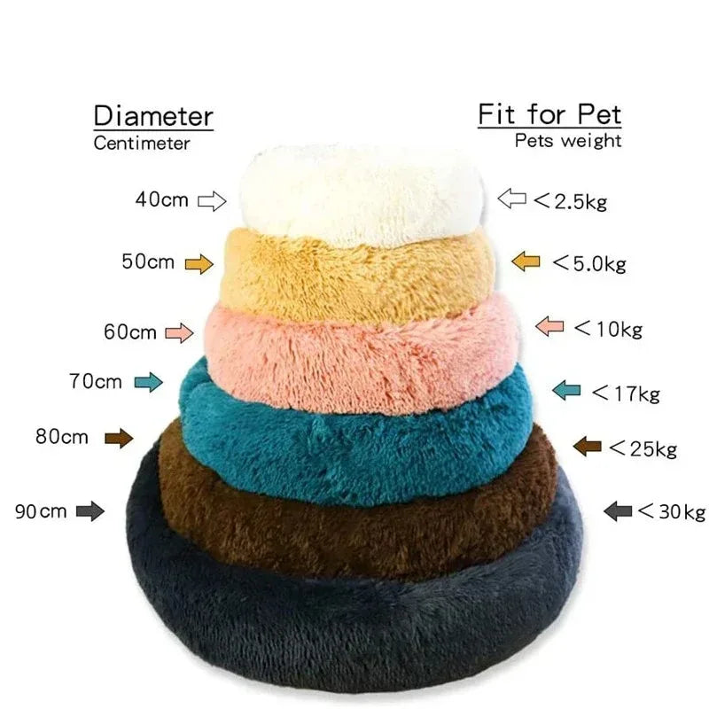 Calming Plush Pet Bed – Ultra Soft Anti-Anxiety Dog & Cat Sofa