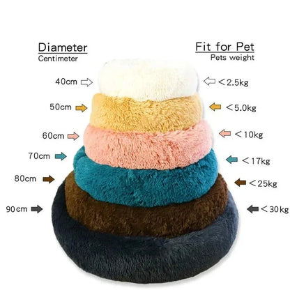 Calming Plush Pet Bed – Ultra Soft Anti-Anxiety Dog & Cat Sofa