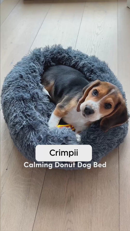 Calming Plush Pet Bed – Ultra Soft Anti-Anxiety Dog & Cat Sofa